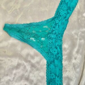 Teal Lace Women's Intimate VS XL